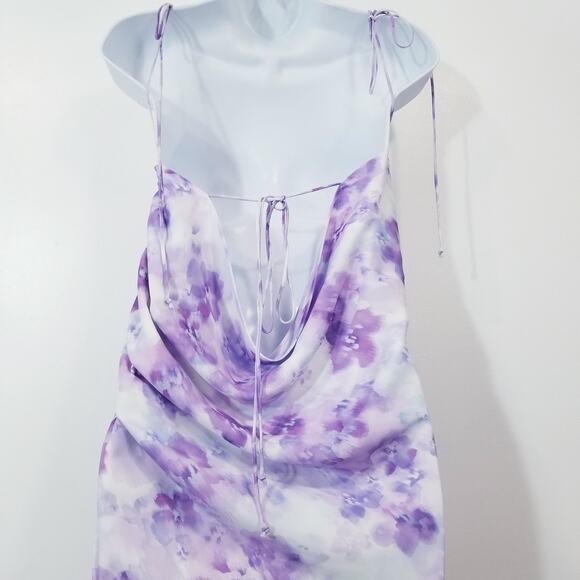 For Love & Lemons Lavender Zinna Midi Dress - Picture 11 of 14